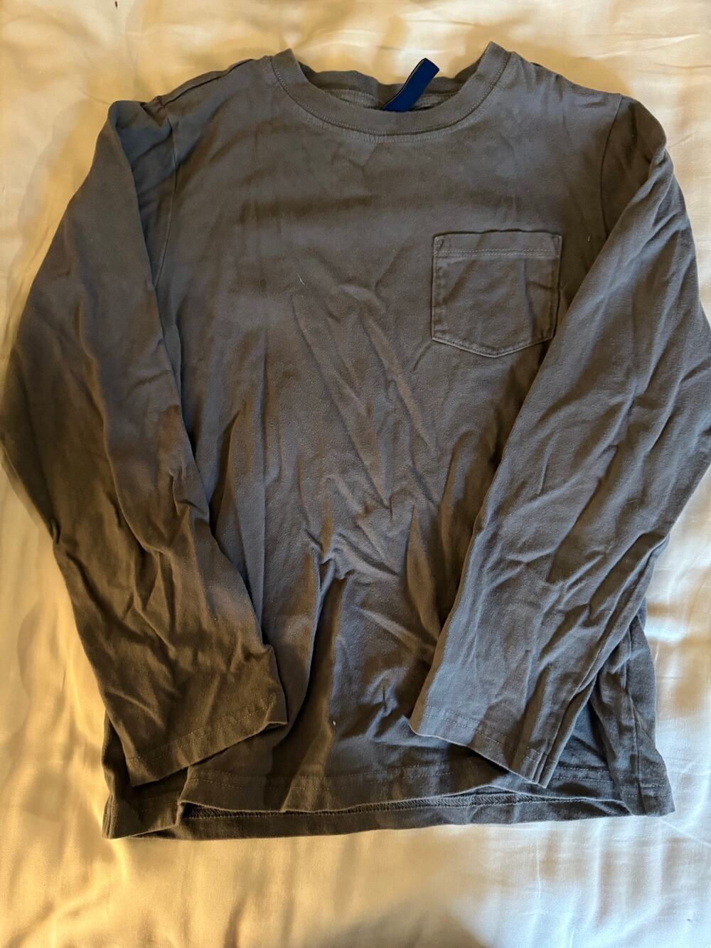 Janie and Jack grey shirt size 8